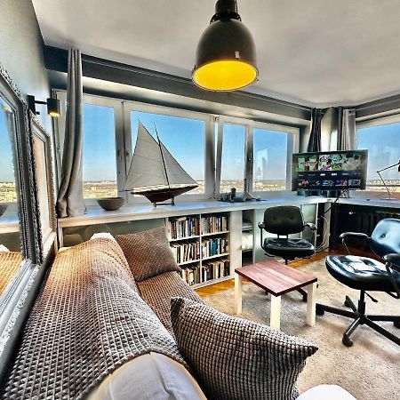 Super Apartament Grey Centrum 2X Metro Fast Wifi 300 Mbs Netflix Appletv Smarttv Spotify Panorama Miasta Варшава Екстер'єр фото