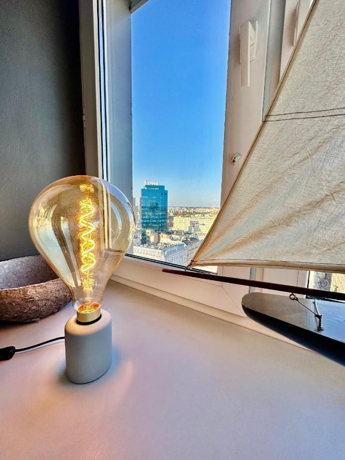 Super Apartament Grey Centrum 2X Metro Fast Wifi 300 Mbs Netflix Appletv Smarttv Spotify Panorama Miasta Варшава Екстер'єр фото