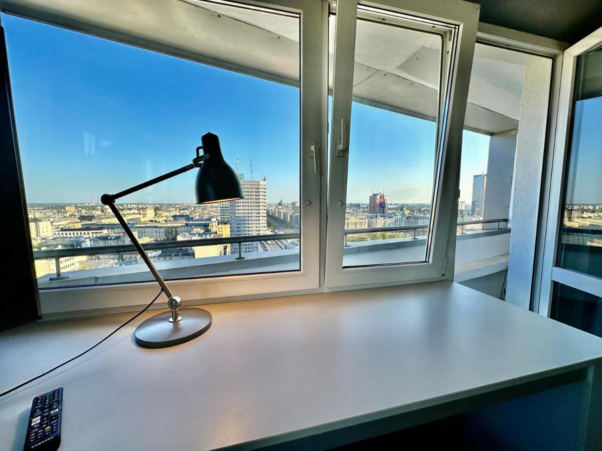Super Apartament Grey Centrum 2X Metro Fast Wifi 300 Mbs Netflix Appletv Smarttv Spotify Panorama Miasta Варшава Екстер'єр фото
