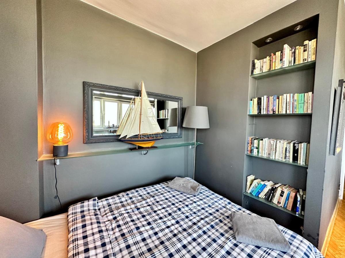 Super Apartament Grey Centrum 2X Metro Fast Wifi 300 Mbs Netflix Appletv Smarttv Spotify Panorama Miasta Варшава Екстер'єр фото