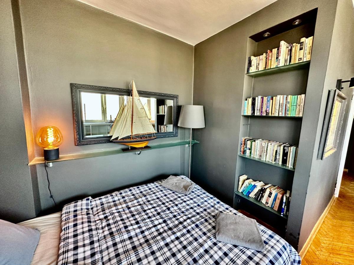 Super Apartament Grey Centrum 2X Metro Fast Wifi 300 Mbs Netflix Appletv Smarttv Spotify Panorama Miasta Варшава Екстер'єр фото