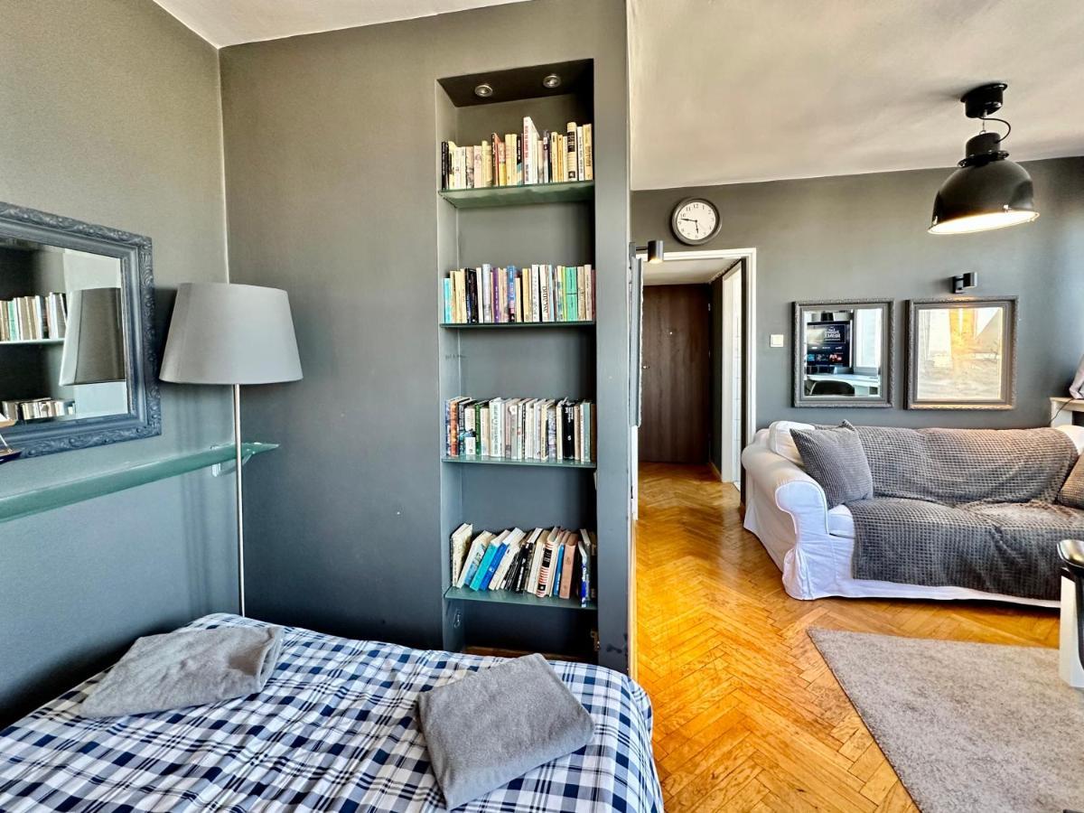 Super Apartament Grey Centrum 2X Metro Fast Wifi 300 Mbs Netflix Appletv Smarttv Spotify Panorama Miasta Варшава Екстер'єр фото