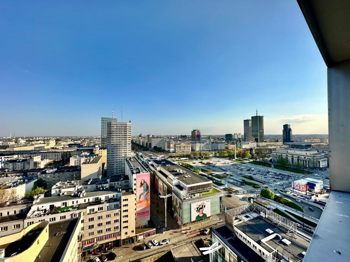 Super Apartament Grey Centrum 2X Metro Fast Wifi 300 Mbs Netflix Appletv Smarttv Spotify Panorama Miasta Варшава Екстер'єр фото