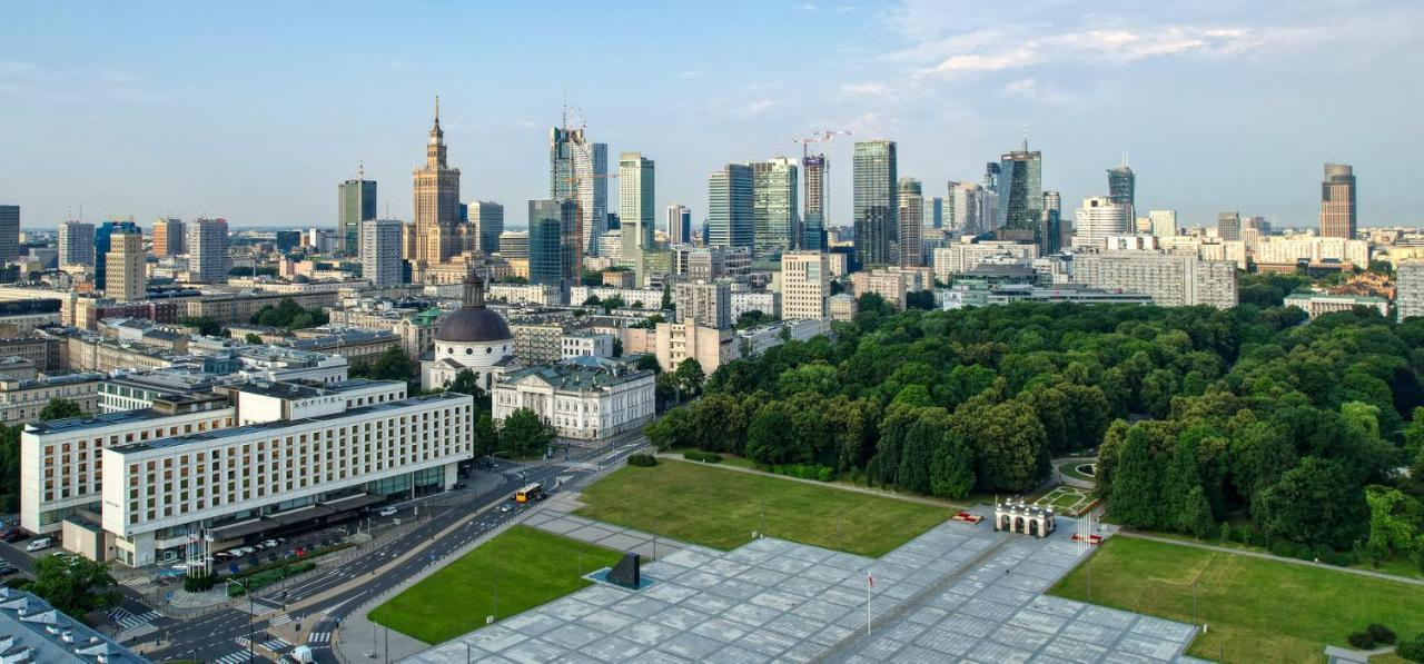 Super Apartament Grey Centrum 2X Metro Fast Wifi 300 Mbs Netflix Appletv Smarttv Spotify Panorama Miasta Варшава Екстер'єр фото