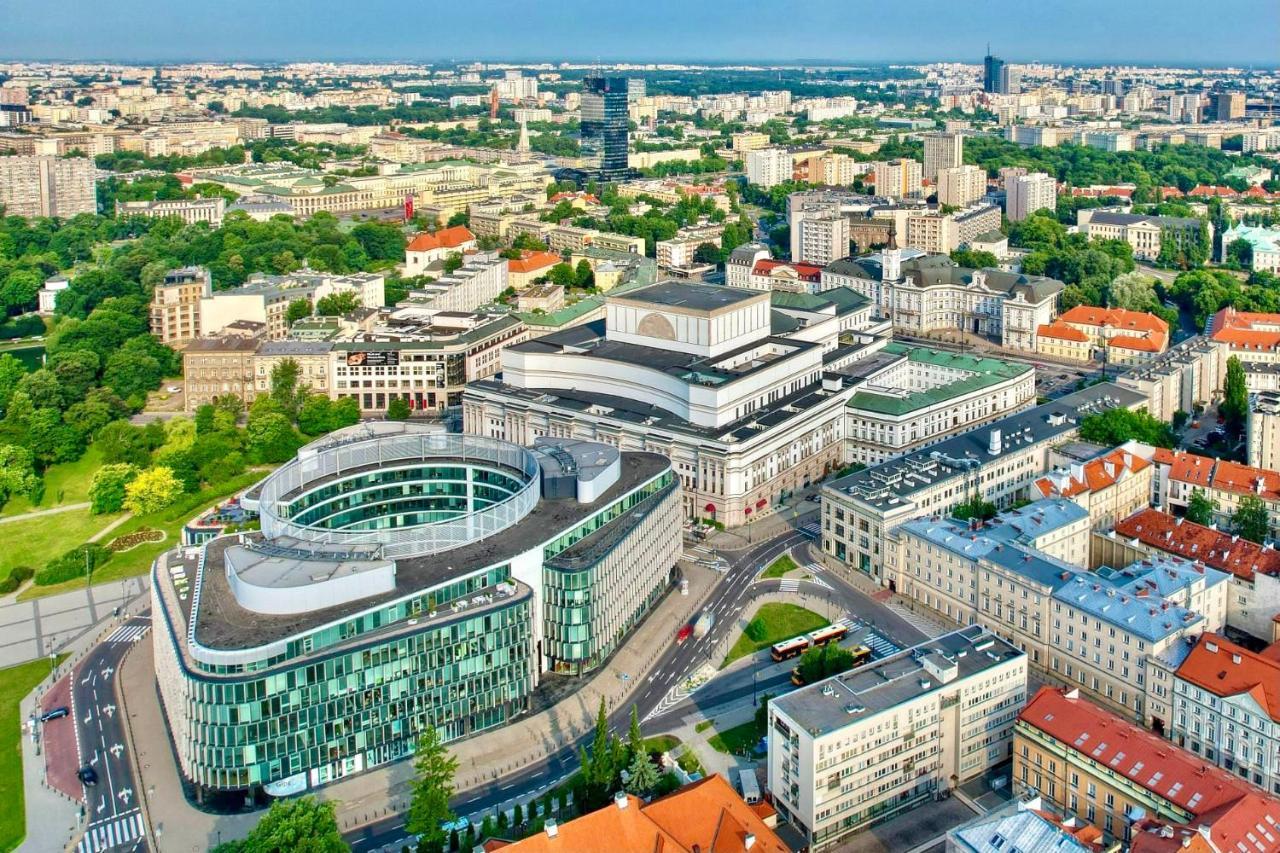 Super Apartament Grey Centrum 2X Metro Fast Wifi 300 Mbs Netflix Appletv Smarttv Spotify Panorama Miasta Варшава Екстер'єр фото