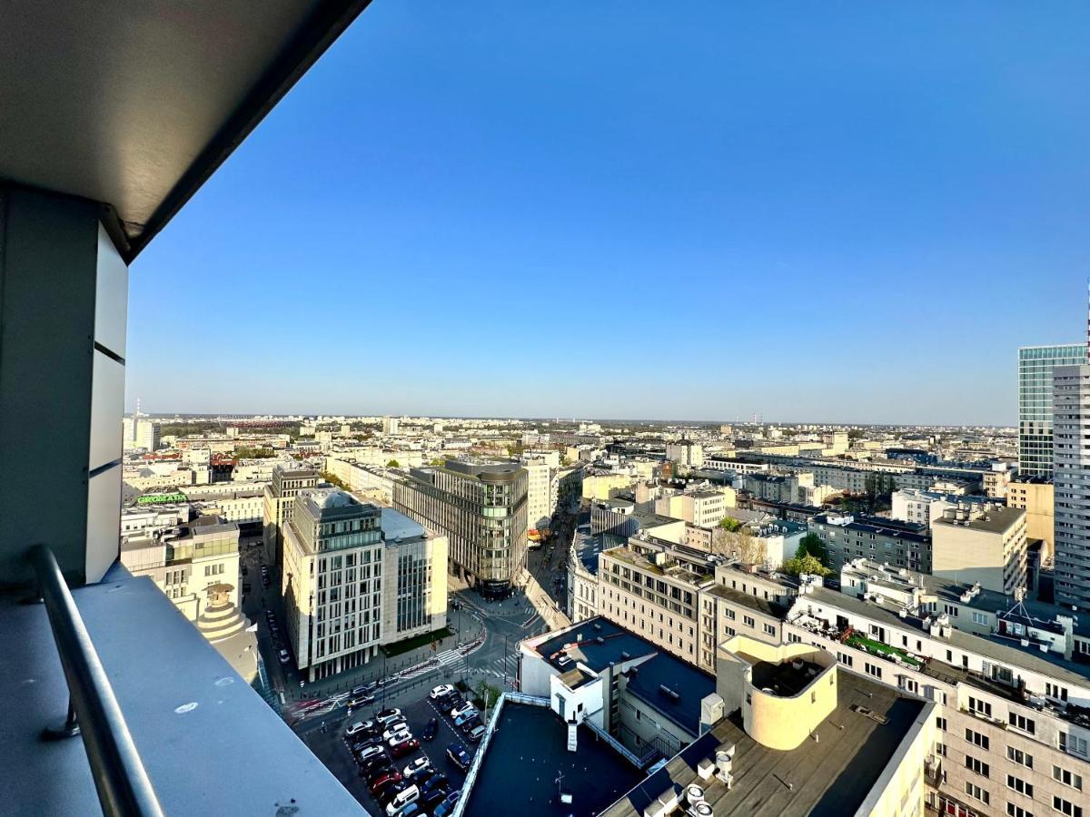 Super Apartament Grey Centrum 2X Metro Fast Wifi 300 Mbs Netflix Appletv Smarttv Spotify Panorama Miasta Варшава Екстер'єр фото