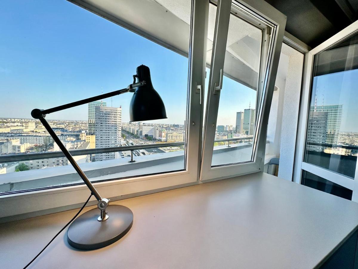 Super Apartament Grey Centrum 2X Metro Fast Wifi 300 Mbs Netflix Appletv Smarttv Spotify Panorama Miasta Варшава Екстер'єр фото