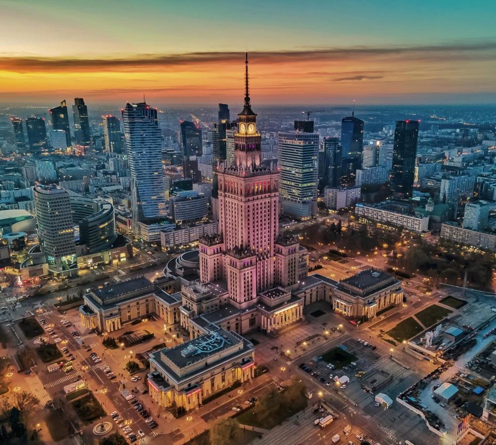 Super Apartament Grey Centrum 2X Metro Fast Wifi 300 Mbs Netflix Appletv Smarttv Spotify Panorama Miasta Варшава Екстер'єр фото