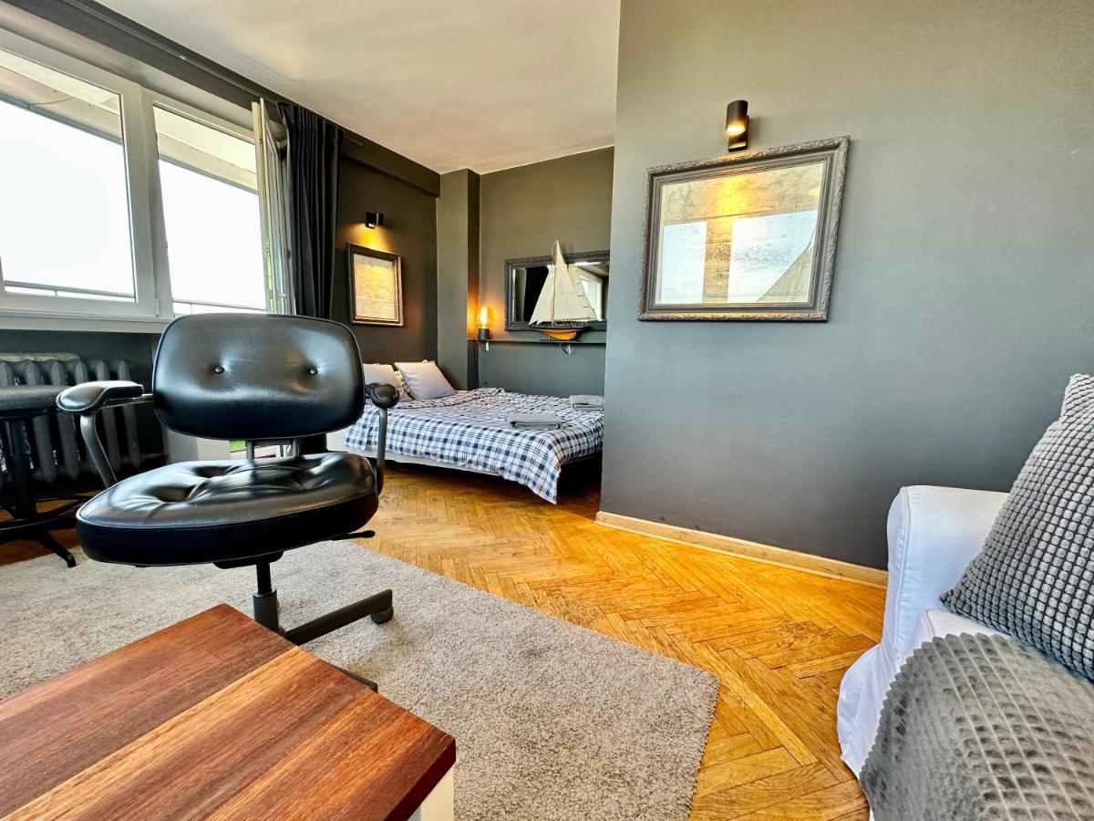 Super Apartament Grey Centrum 2X Metro Fast Wifi 300 Mbs Netflix Appletv Smarttv Spotify Panorama Miasta Варшава Екстер'єр фото